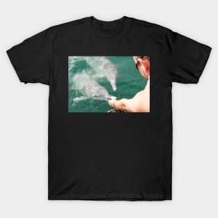 Hand Feeding the Dolphins T-Shirt